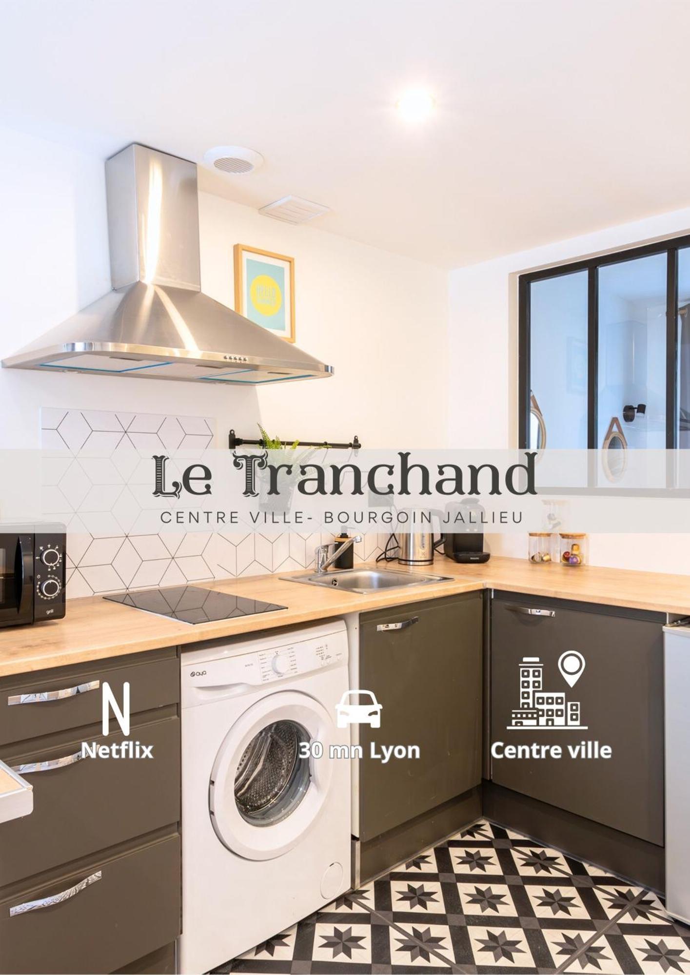 Le Tranchand☆City Center☆Wifi Hd Bourgoin-Jallieu 외부 사진